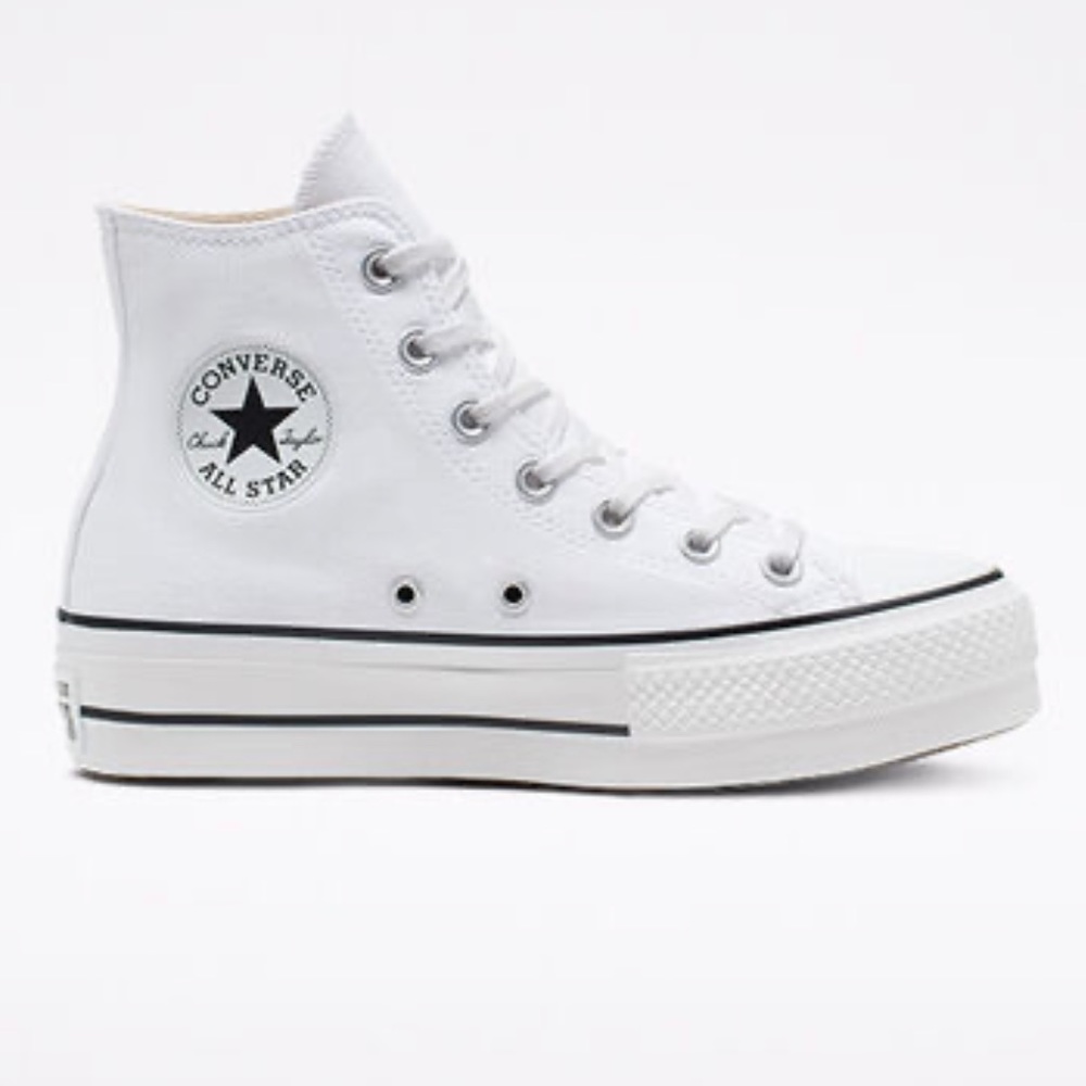White Platform converse
